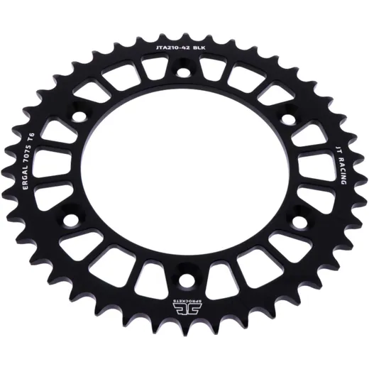 Alu - Kettenrad 42Z Teilung 520 schwarz JT Innendurchmesser 125 Lochkreis 153 passend für: Honda CRF, CR, XR