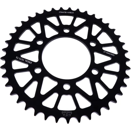 Alu - Kettenrad 41Z Teilung 520 schwarz JT Innendurchmesser 080 Lochkreis 104 passend für: Kawasaki Z, ZX - 6R, KLE
