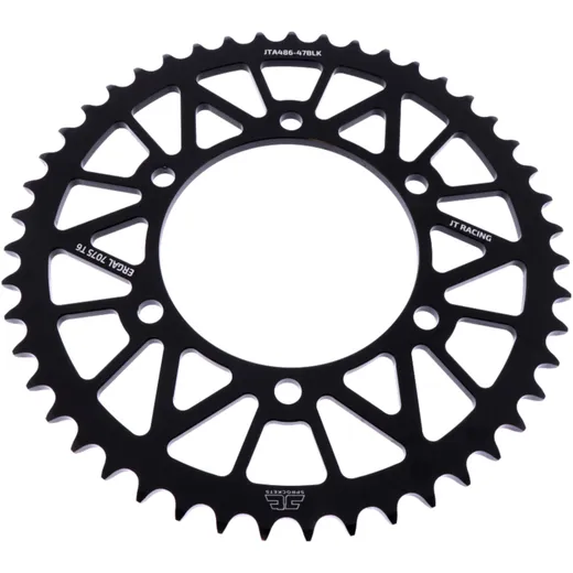 Alu - Kettenrad 47Z Teilung 520 schwarz JT Innendurchmesser 110 Lochkreis 130 passend für: Kawasaki Ninja, GPZ, Z