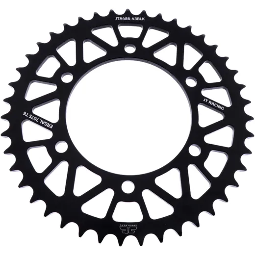 Alu - Kettenrad 43Z Teilung 520 schwarz JT Innendurchmesser 110 Lochkreis 130 passend für: Kawasaki Ninja, GPZ, Z