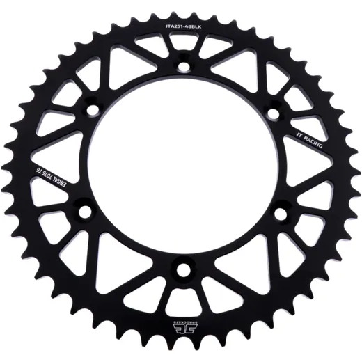 Alu - Kettenrad 48Z Teilung 520 schwarz JT Innendurchmesser 130 Lochkreis 150 passend für: Fantic XEF, XX, XXF