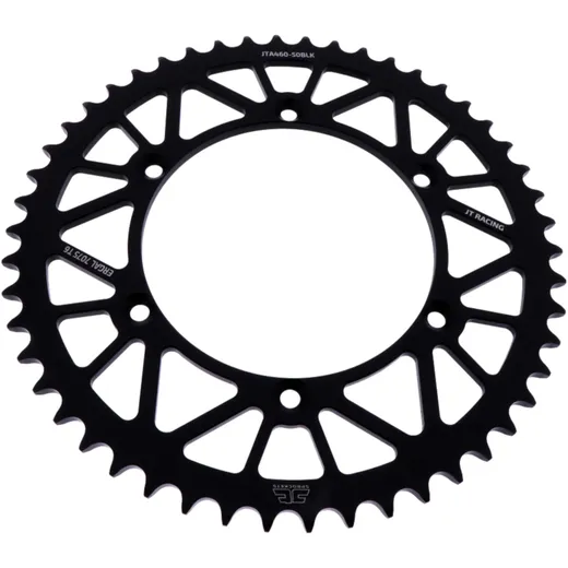 Alu - Kettenrad 50Z Teilung 520 schwarz JT Innendurchmesser 134 Lochkreis 150 passend für: Kawasaki KX, KLX, KDX