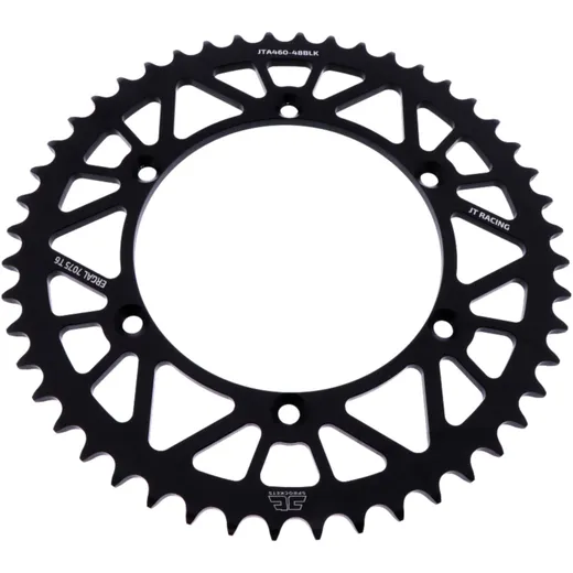 Alu - Kettenrad 48Z Teilung 520 schwarz JT Innendurchmesser 134 Lochkreis 150 passend für: Kawasaki KX, KLX, KDX