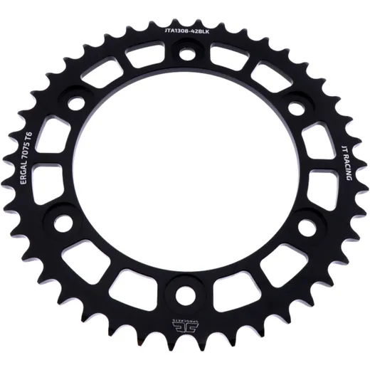 Alu - Kettenrad 42Z Teilung 520 schwarz JT Innendurchmesser 134 Lochkreis 160 passend für: Honda CBR, VTR