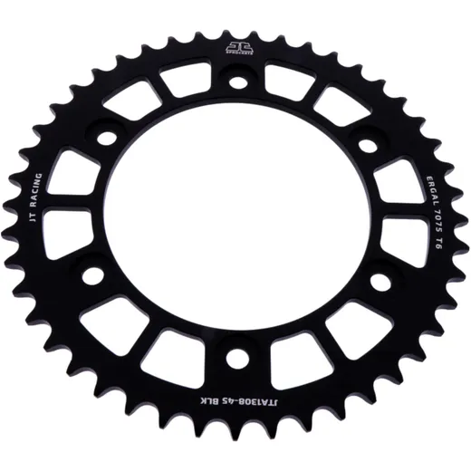 Alu - Kettenrad 45Z Teilung 520 schwarz JT Innendurchmesser 134 Lochkreis 160 passend für: Honda CBR, VTR