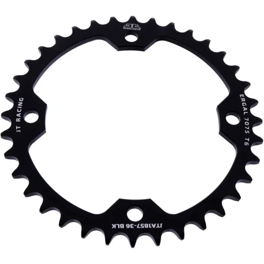 Alu - Kettenrad 36Z Teilung 520 schwarz Innendurchmesser 125 Lochkreis 145 passend für: Yamaha YFM, YFZ