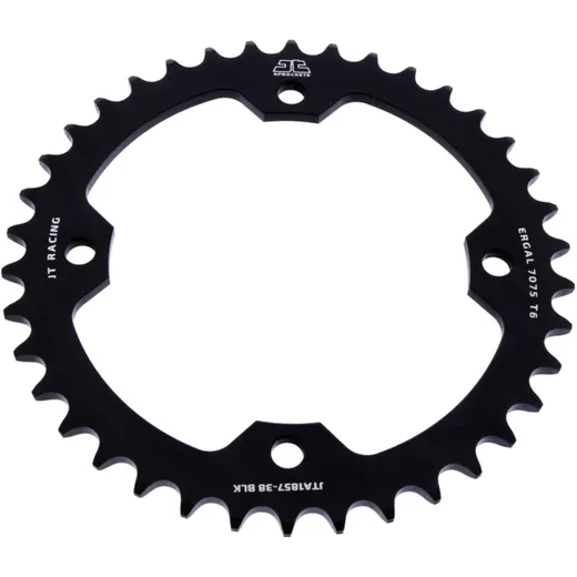 Alu - Kettenrad 38Z Teilung 520 schwarz Innendurchmesser 125 Lochkreis 145 passend für: Yamaha YFM, YFZ
