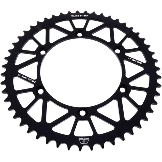 Alu - Kettenrad 51Z Teilung 520 schwarz JT Innendurchmesser 134 Lochkreis 150 passend für: Kawasaki KX, KLX, KDX