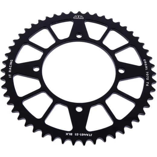 Alu - Kettenrad 51Z Teilung 420 schwarz JT Innendurchmesser 100 Lochkreis 116 passend für: Kawasaki KX