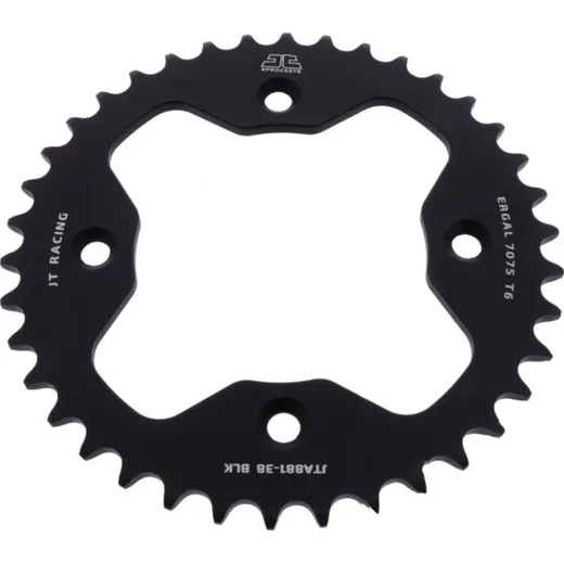 Alu-Kettenrad 38Z Teilung 520 schwarz JTA88138BLK