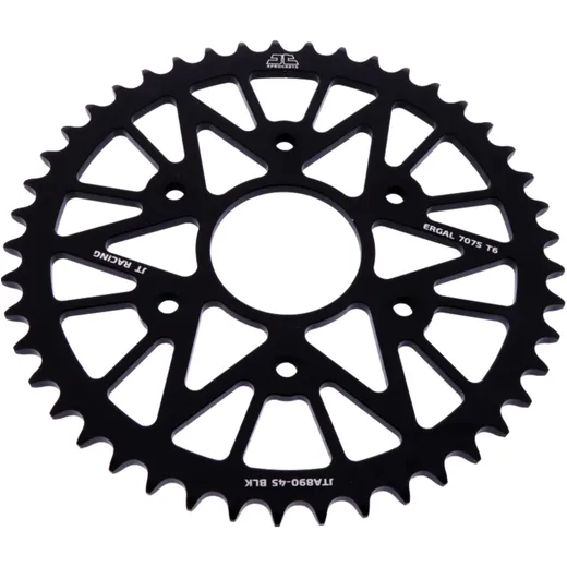 Alu - Kettenrad 45Z Teilung 520 schwarz Innendurchmesser 063 Lochkreis 110 passend für: Husqvarna Svartpilen, Vitpilen, SM