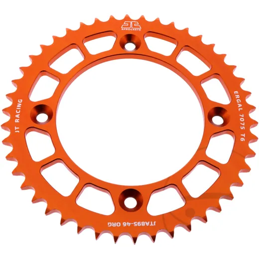 Alu - Kettenrad 46Z Teilung 428 orange JT Innendurchmesser 110 Lochkreis 132 passend für: KTM SX
