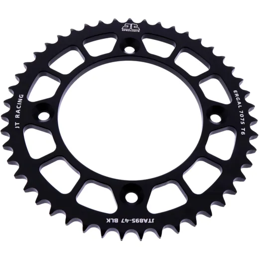 Alu - Kettenrad 47Z Teilung 428 schwarz JT Innendurchmesser 110 Lochkreis 132 passend für: KTM SX