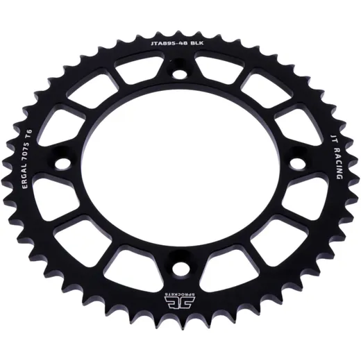 Alu - Kettenrad 48Z Teilung 428 schwarz JT Innendurchmesser 110 Lochkreis 132 passend für: KTM SX