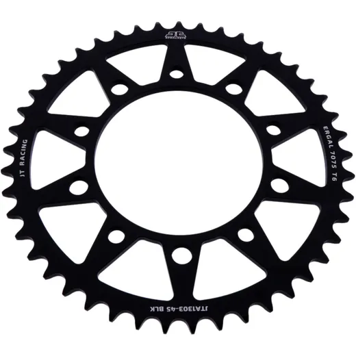Alu - Kettenrad 45Z Teilung 520 schwarz JT Innendurchmesser 112 Lochkreis 138 passend für: Honda CBR, XL