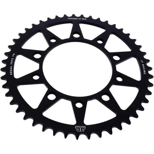 Alu - Kettenrad 47Z Teilung 520 schwarz JT Innendurchmesser 112 Lochkreis 138 passend für: Honda CBR, XL