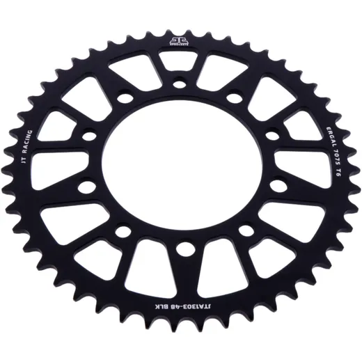 Alu - Kettenrad 48Z Teilung 520 schwarz JT Innendurchmesser 112 Lochkreis 138 passend für: Honda CBR, XL
