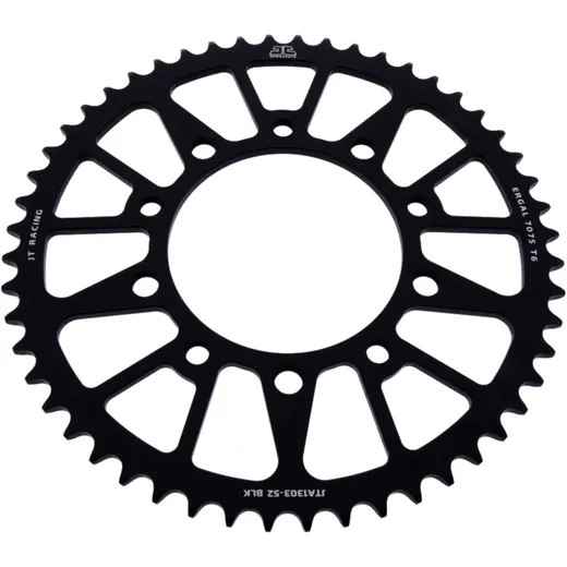 Alu - Kettenrad 52Z Teilung 520 schwarz JT Innendurchmesser 112 Lochkreis 138 passend für: Honda CBR, XL
