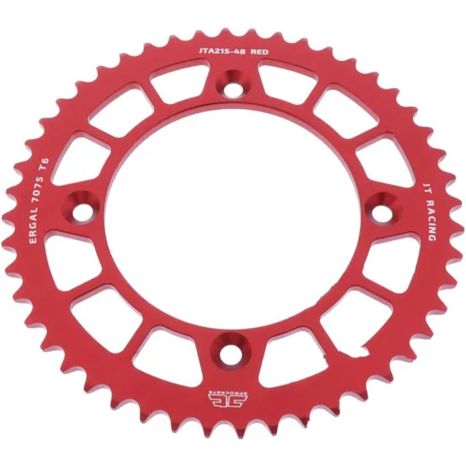 Rear sprocket alu 48 tooth pitch 420 red