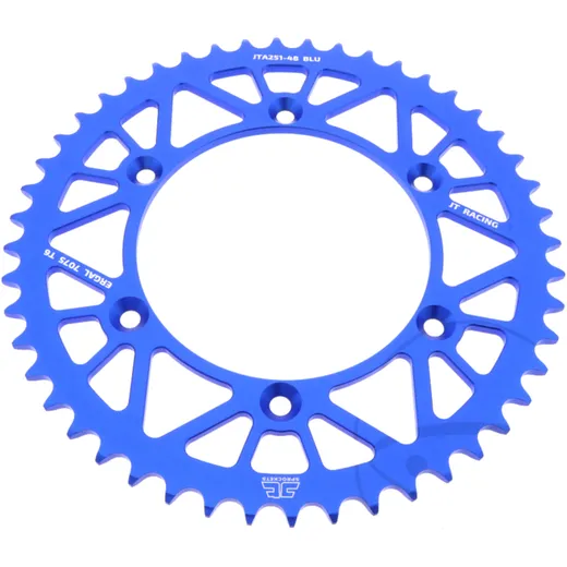 Alu - Kettenrad 48Z Teilung 520 blau JT Innendurchmesser 130 Lochkreis 150 passend für: Fantic XEF, XX, XXF