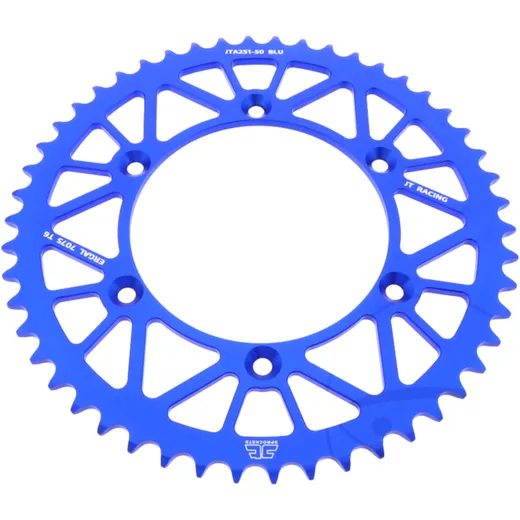 Alu - Kettenrad 50Z Teilung 520 blau JT Innendurchmesser 130 Lochkreis 150 passend für: Fantic XEF, XX, XXF