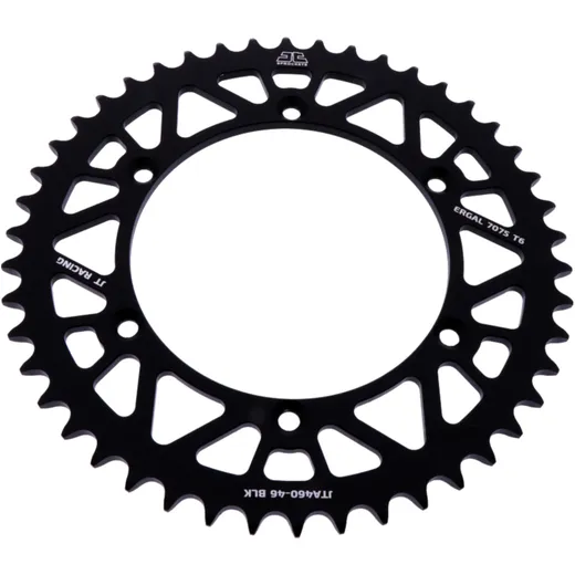 Alu - Kettenrad 46Z Teilung 520 schwarz JT Innendurchmesser 134 Lochkreis 150 passend für: Kawasaki KX, KLX, KDX