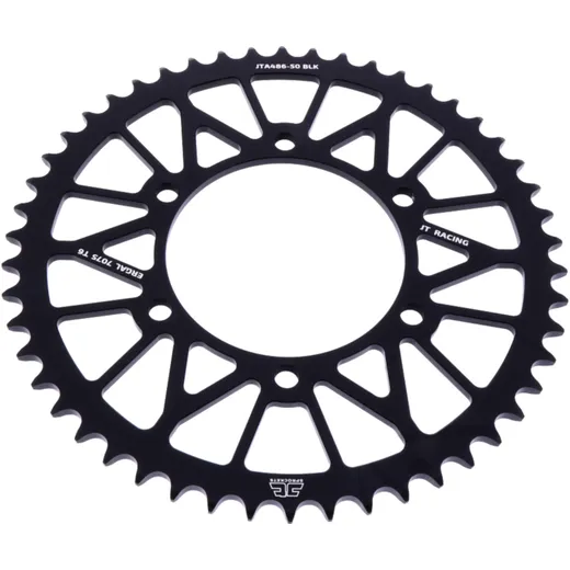Alu - Kettenrad 50Z Teilung 520 schwarz JT Innendurchmesser 110 Lochkreis 130 passend für: Kawasaki Ninja, GPZ, Z