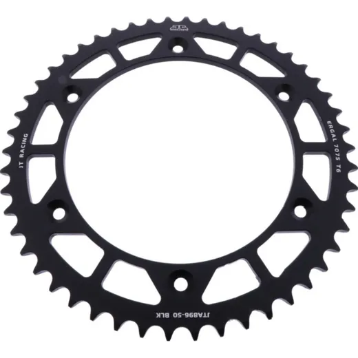 Rear sprocket alu 50 tooth pitch 520 black JTA89650BLK