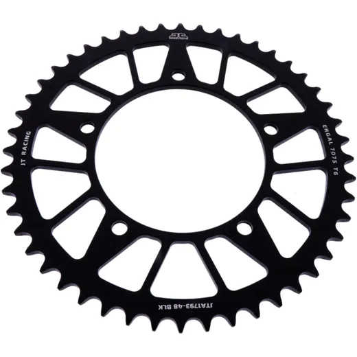 Alu - Kettenrad 48Z Teilung 520 schwarz JT Innendurchmesser 120 Lochkreis 140 passend für: Triumph Bonneville, Scrambler, Thruxton