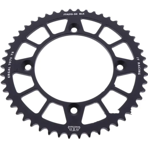 Rear sprocket alu 50 tooth pitch 420 black JTA21550BLK