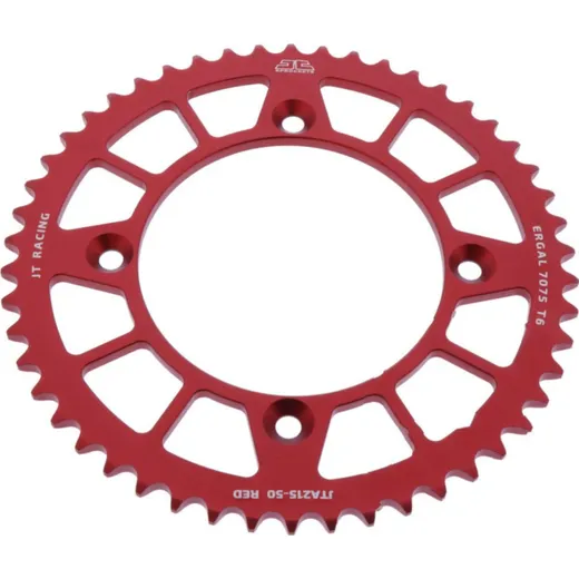 Rear sprocket alu 50 tooth pitch 420 red
