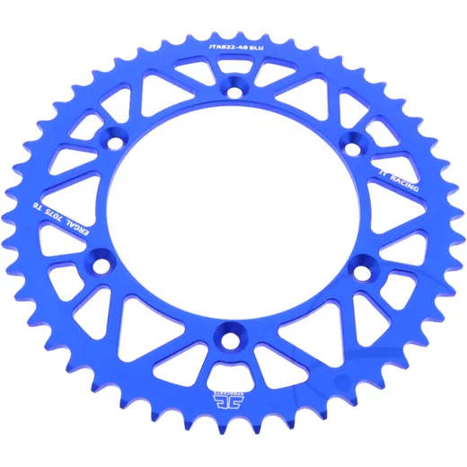Alu - Kettenrad 48Z Teilung 520 blau JT Innendurchmesser 136 Lochkreis 156 passend für: Husqvarna TE, WR, SM, CR