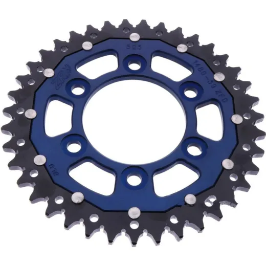Rear sprocket dual 39 tooth pitch 525 blue