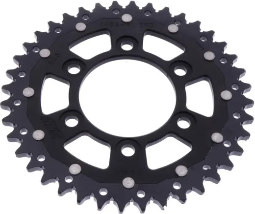 Kettenrad Dual 40Z Teilung 525 schwarz ZF Innendurchmesser 080 Lochkreis 104 passend für: Kawasaki Z, ZX - 10R, KLZ