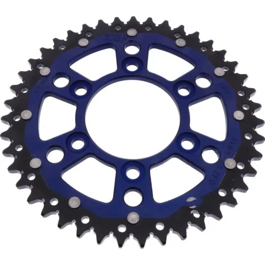 Rear sprocket dual 43 tooth pitch 525 blue ZFD148943BLU