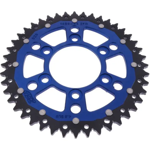 Rear sprocket dual 44 tooth pitch 525 blue ZFD148944BLU