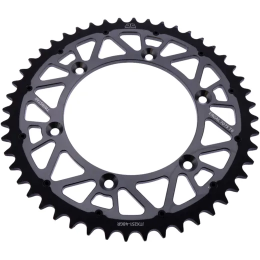 Kettenrad Twinstar 48Z Teilung 520 grau JT Innendurchmesser 130 Lochkreis 150 passend für: Fantic XEF, XX, XXF