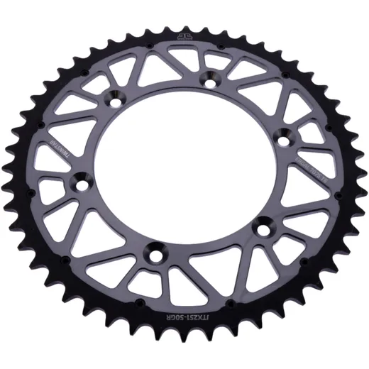 Kettenrad Twinstar 50Z Teilung 520 grau JT Innendurchmesser 130 Lochkreis 150 passend für: Fantic XEF, XX, XXF
