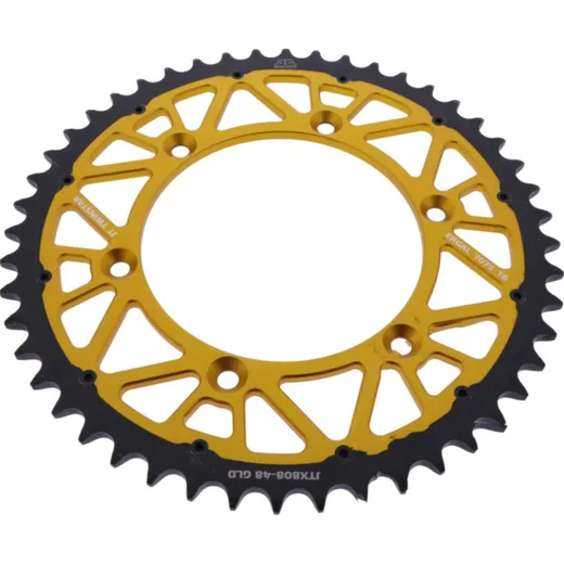 Rear sprocket twinstar 48 tooth pitch 520 gold