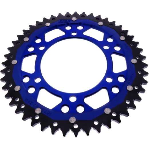 ZF Rear Sprocket 47 Tooth Pitch 525 Blue for Motorcycles