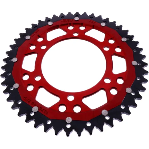 Kettenrad Dual 48Z 525 rot ZF für Motorräder