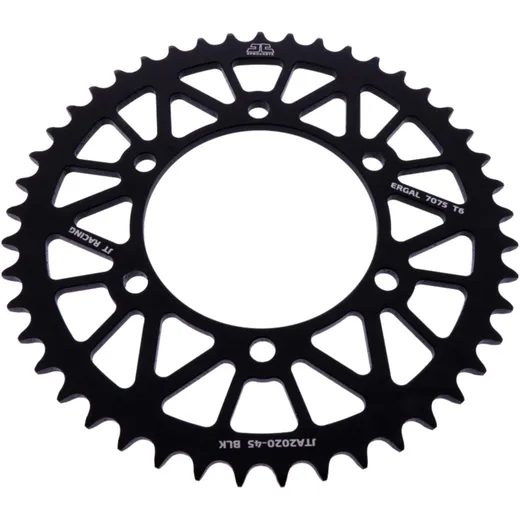 Alu - Kettenrad 45Z Teilung 520 schwarz JT Innendurchmesser 106 Lochkreis 125 passend für: Triumph Bonneville, Daytona, Street Scrambler
