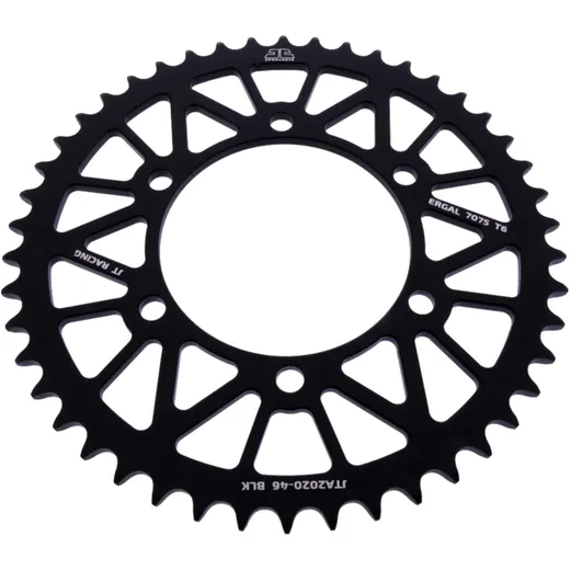 Alu - Kettenrad 46Z Teilung 520 schwarz JT Innendurchmesser 106 Lochkreis 125 passend für: Triumph Bonneville, Daytona, Street Scrambler