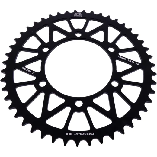 Alu - Kettenrad 47Z Teilung 520 schwarz JT Innendurchmesser 106 Lochkreis 125 passend für: Triumph Bonneville, Daytona, Street Scrambler