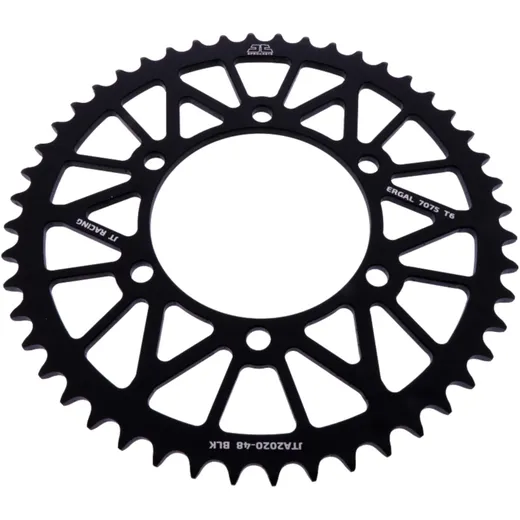 Alu - Kettenrad 48Z Teilung 520 schwarz JT Innendurchmesser 106 Lochkreis 125 passend für: Triumph Bonneville, Daytona, Street Scrambler