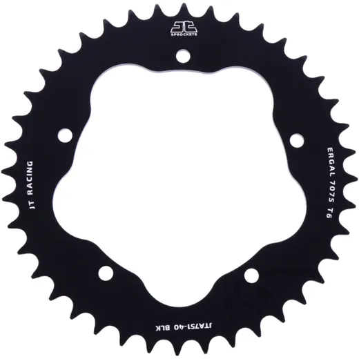 Rear sprocket aluminium 40 tooth pitch 520 black for sprocket carrier 7585011 for: Ducati 916, 748, 996