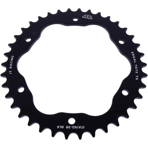 Alu - Kettenrad 38Z Teilung 520 schwarz für Kettenradträger 7585029 passend für: Ducati 1098, 1198, Streetfighter