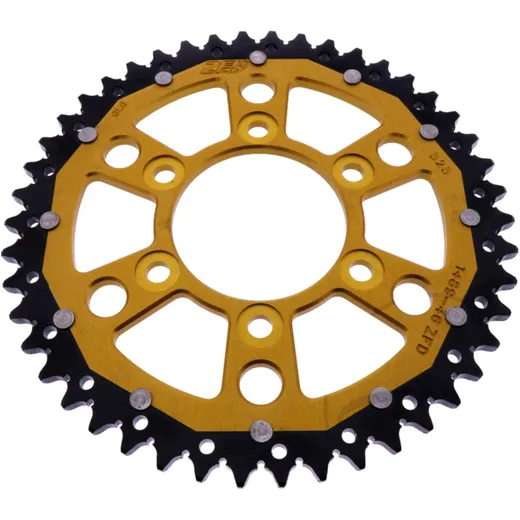 Kettenrad Dual 46Z Teilung 525 gold ZF Innendurchmesser 080 Lochkreis 104 passend für: Kawasaki Z, ZX - 10R, KLZ