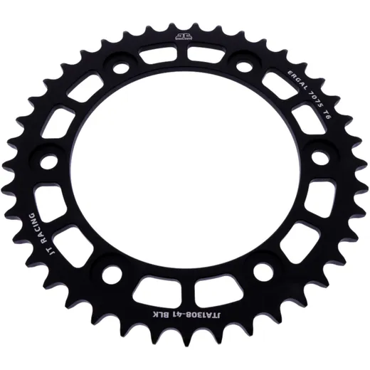Rear sprocket aluminium 41 tooth pitch 520 black JT inner diameter 134 bolt spacing 160 for: Honda CBR, VTR