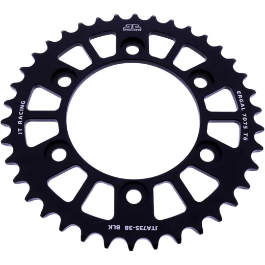 Alu - Kettenrad 38Z Teilung 520 schwarz JT Innendurchmesser 100 Lochkreis 124 passend für: Ducati Monster, Supersport, S